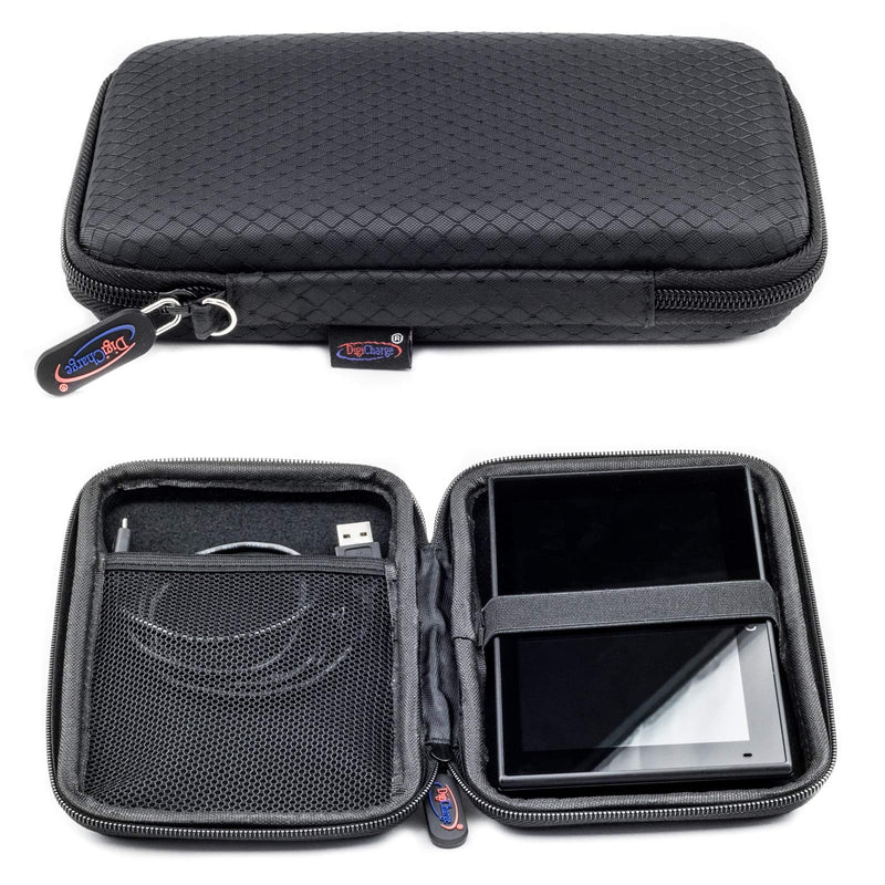 [Australia] - Digicharge Slim Hard Carry Case for Garmin Drive 60LM 61LMT-S DriveSmart 66 65 60 LM 61 LMT-S Fleet 660 670V 670 Camper 660LMT-D 660 Nuvi 67LM 68LM 67 68 2659LM 2699LMT-D 2699 2659 with Hand Strap 