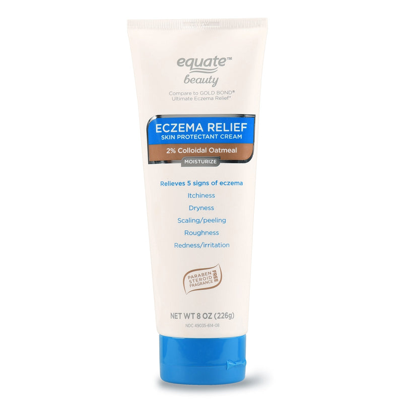 [Australia] - Equate Beauty Eczema Relief Skin Protectant Cream Colloidal Oatmeal, 8 oz (Pack of 2) 