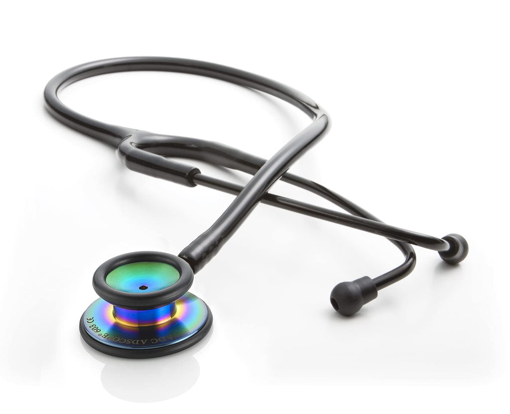 [Australia] - ADC - 603IST Adscope 603 Premium Stainless Steel Clinician Stethoscope with Tunable AFD Technology, Iridescent Tactical 
