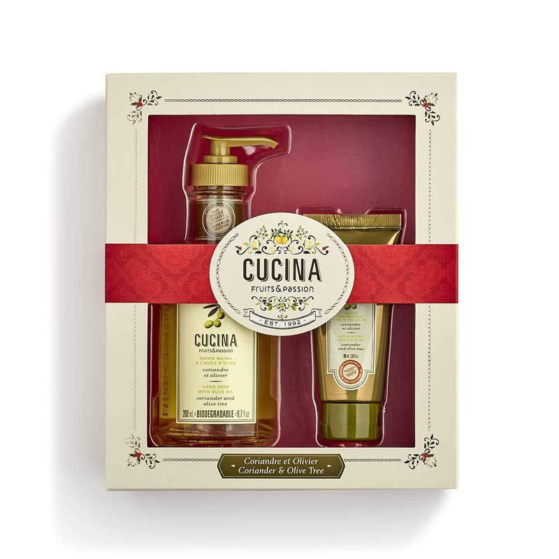 [Australia] - Cucina Hand Care Duo Set Gift Set (Coriander and Olive Tree) Coriander and Olive Tree 