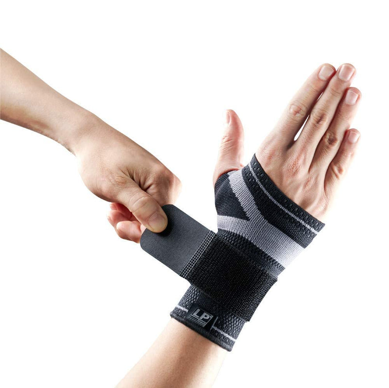 [Australia] - LP SUPPORT 130XT Men & Women Wrist Brace with Strap and Breathable Fitting Knit for Support Grasp Power, Prevent Relieve Carpal Tunnel, Workouts, Fitness and Weightlifting (Medium) Medium 