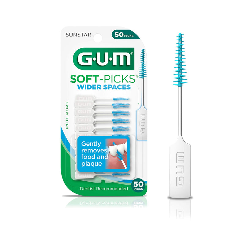[Australia] - GUM - 10070942002360 Soft-Picks Wider Spaces Dental Picks, 50 Count (Pack of 6) 300 Count 
