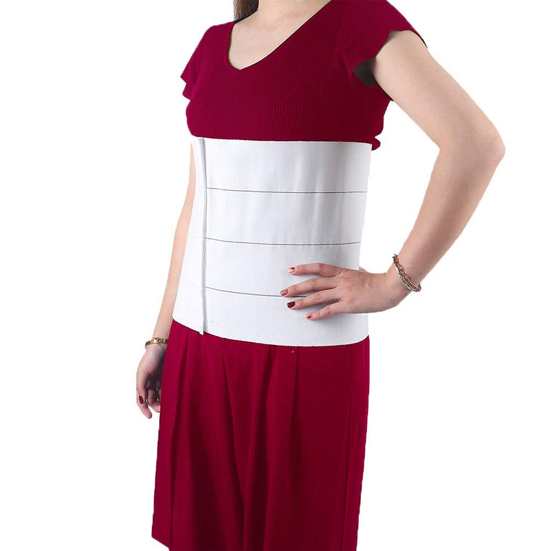 [Australia] - Abdominal Binder Women Bariatric Tummy Binder Compression Stomach Support Wrap for Women Bariatric Band Compression Belt Stomach Wraps Medical Waist Binder After Surgery Belly Band (40-47 in) 