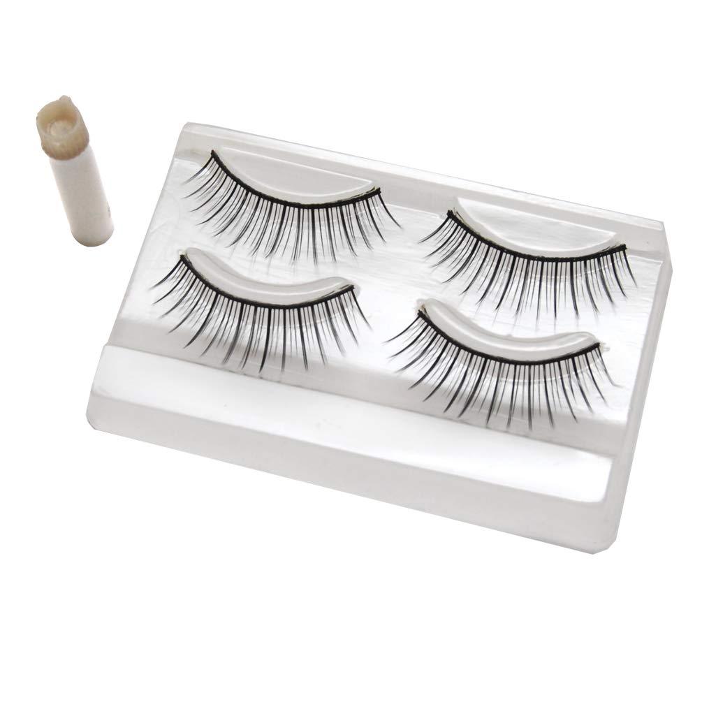 [Australia] - Luxxii (2 Pairs) False Eyelashes Long Eye Lashes Makeup with Eyelashes Glue (Eyelashes) 