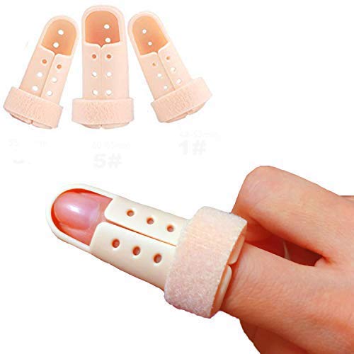 [Australia] - Plastic Small Finger Splints, 3 Size Mallet Dip Finger Support for Protector Broken Finger Straightening Knuckle Immobilizer 2# 