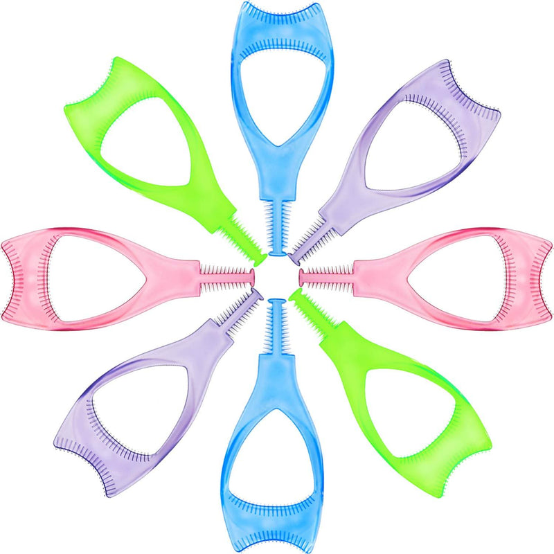 [Australia] - Hotop Mascara Shield Applicator Eyelash Brush Curler Guard Applicator Plastic Eyelashes Tool, 4 Colors (16 Pieces) 