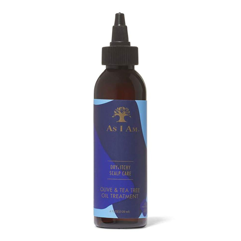 [Australia] - As I Am Dry and Itchy Scalp Care Oil Treatment - 4 ounce - Enriched with Salicylic Acid, Olive Oil, and Tea Tree Oil - Fights Dandruff, Seborrheic Dermatitis, and Psoriasis 