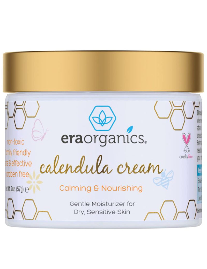 [Australia] - Era Organics Calendula Cream. Extra Soothing And Moisturizing Baby Lotion for Sensitive Skin Prone to Baby Eczema, Cradle Cap, Baby Acne, Rashes, Hives With Cocoa Butter, Rosemary, Zinc Oxide & More 
