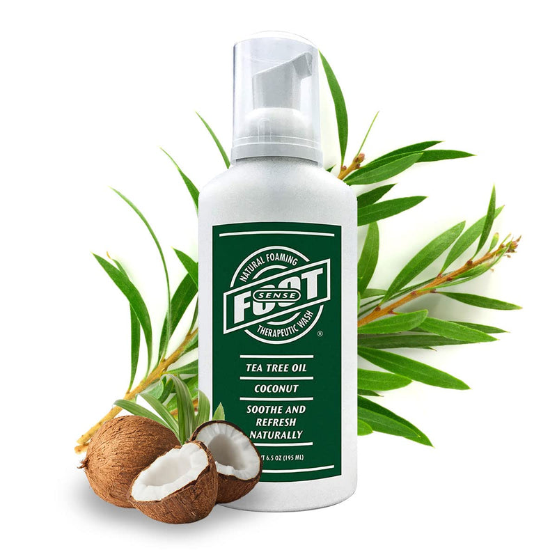 [Australia] - Tea Tree Oil Foaming Therapeutic Body and Foot Wash - Made in USA - Lavender - Promotes Healthy Skin, Feet and Nails - Fights Body Odor, Ringworm, Excema, Jock Itch, Athlete's Foot - 1 Pack 
