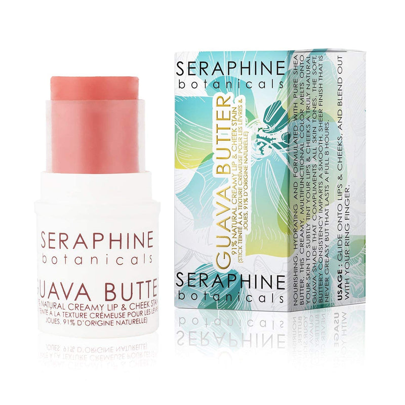 [Australia] - Seraphine Botanicals 91% Natural Creamy Lip & Cheek Stain Butter (Guava) Guava 