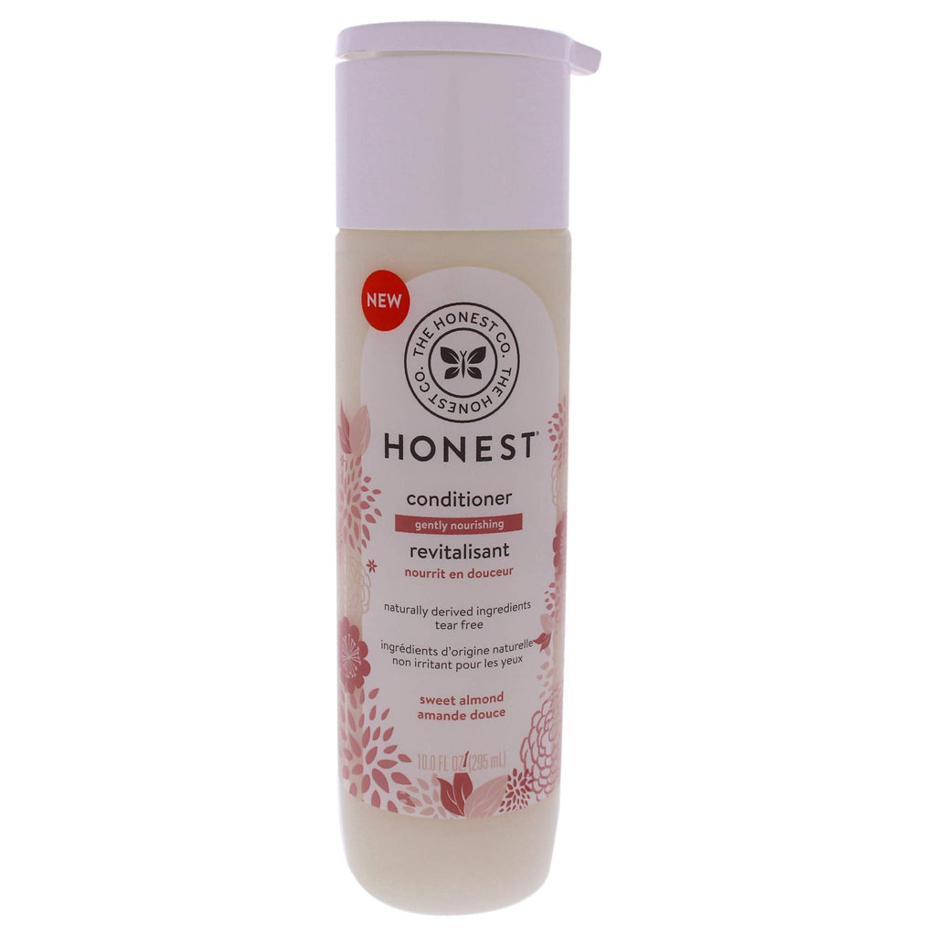 [Australia] - The Honest Company Gently Nourishing Sweet Almond Conditioner, Hypoallergenic & Dermatologist Tested, Gentle for Babies, Tear Free, Paraben Free, Sweet Almond, 10 Fluid Ounces 