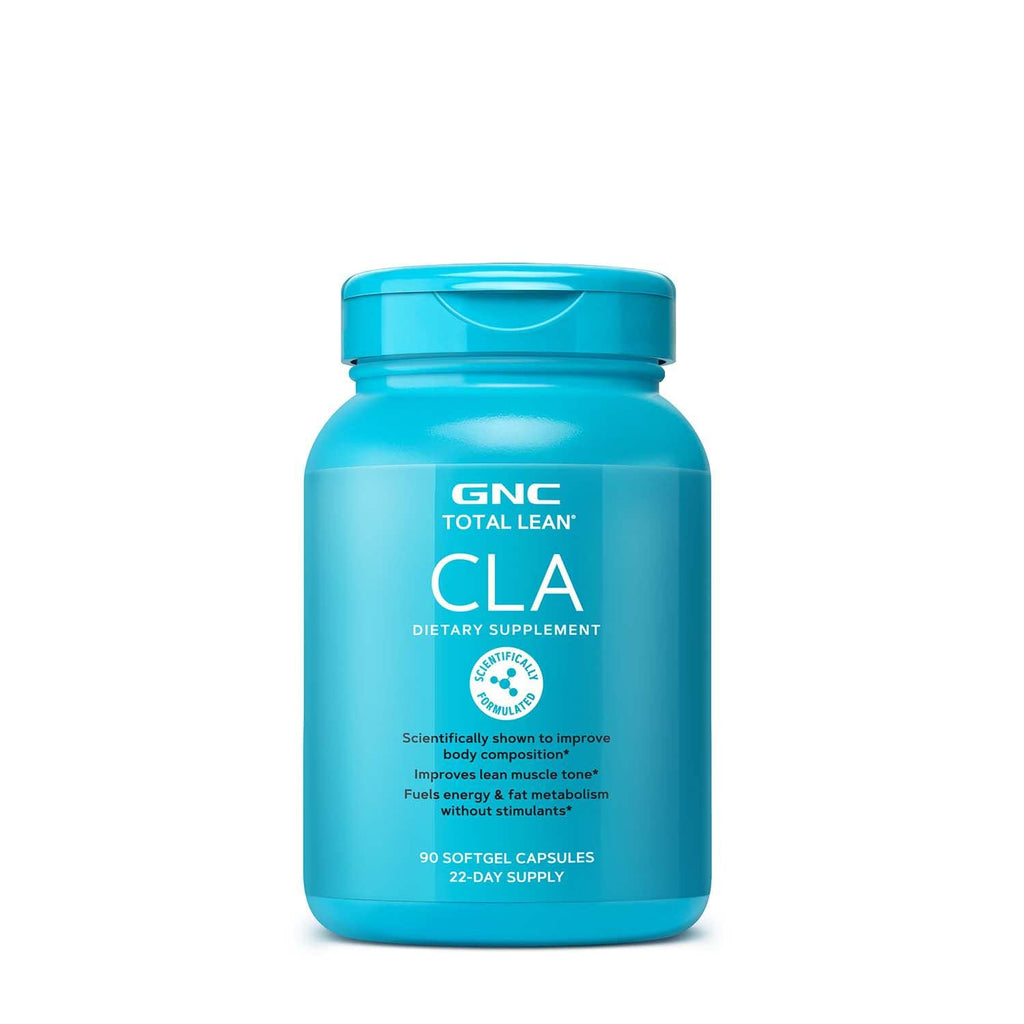 [Australia] - GNC Total Lean CLA | Improves Body Composition & Lean Muscle Tone, Fuels Fat Metabolism & Energy Without Stimulants | Gluten Free | 90 Softgels 90 Count (Pack of 1) 