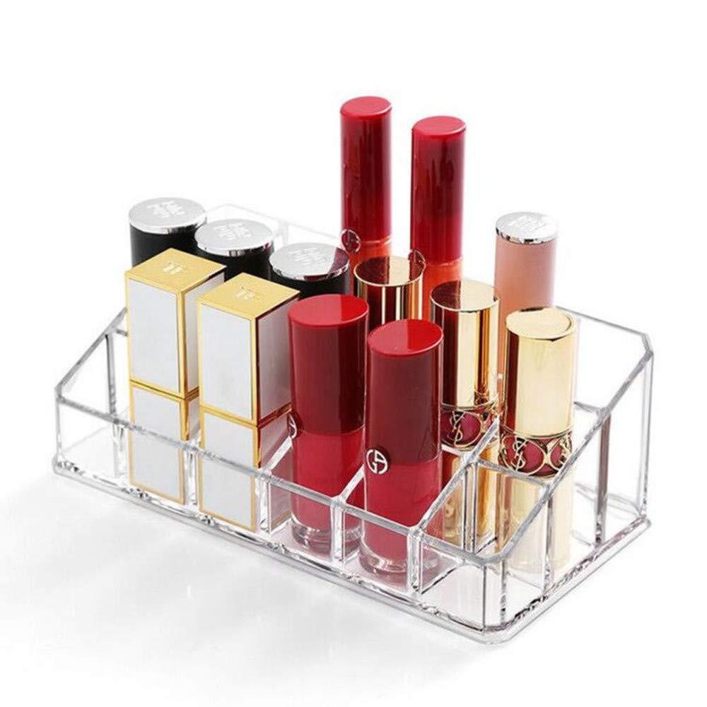 [Australia] - Lipstick Holder 18 Spaces Lipgloss Organizer, 3 Rows - Multi Level, Makeup Holder & Cosmetics Storage Display 