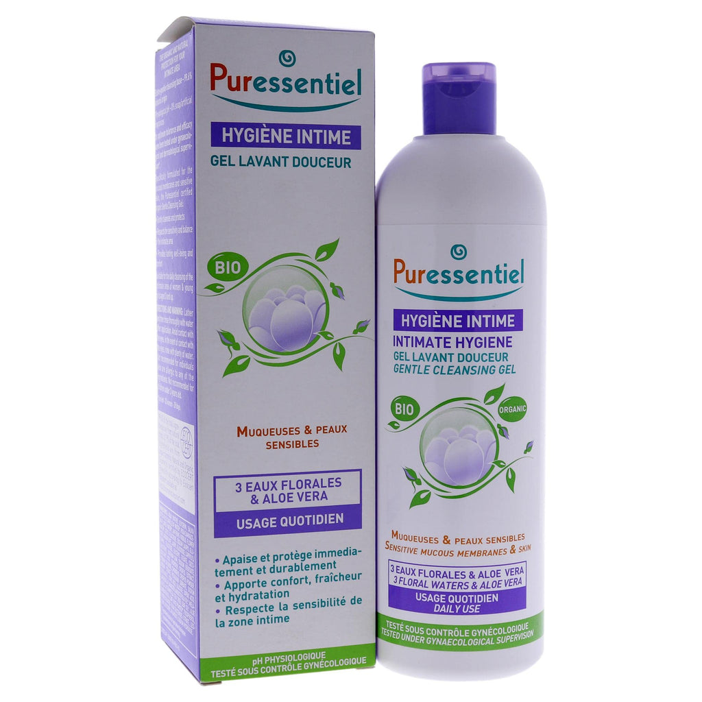 [Australia] - Puressentiel Feminine Wash Ph Balance Vaginial Cleanser Gel for Womens Hygiene 99.6 Natural Origin Organic Vegan EcoCertified Made in France 16.5 fl oz, Rose, 16.9 Ounce Aloe Vera 16.5 Fl Oz (Pack of 1) 