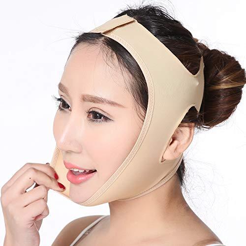 [Australia] - Face Lifting Slimming Belt, Facial Cheek V Shape Lift Up Thin Mask Strap Face V Line Smooth Breathable Bandage (M) M 