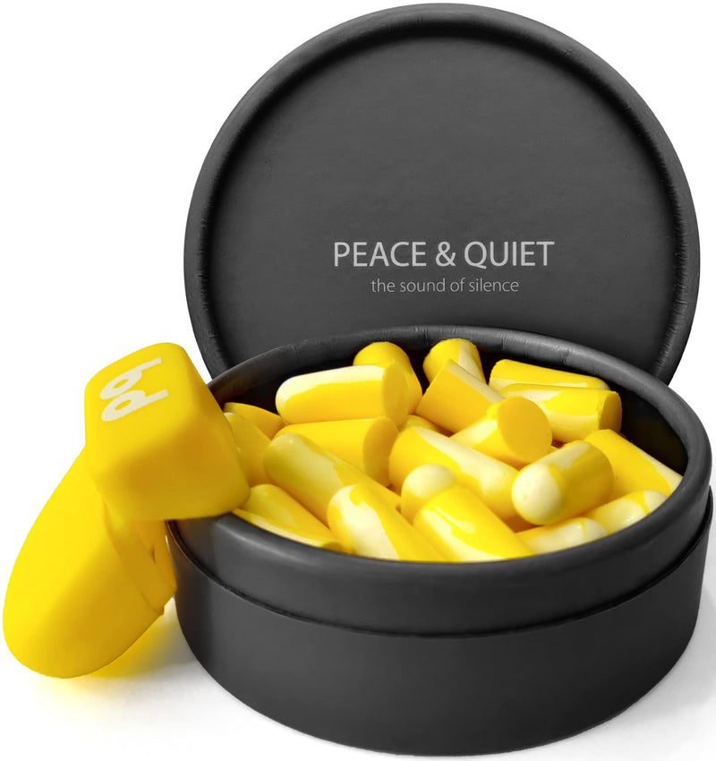 [Australia] - PQ Small Ear Plugs for Sleep - 40 Small Foam Earplugs for Sleeping for Small Ear Canals! Noise Cancelling 32 dB, Sound Blocking, Premium Soft Earplugs for Women and Men, Ear Plugs to Block Snoring 