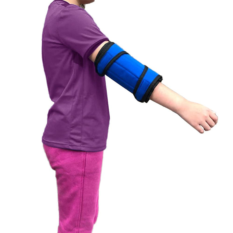 [Australia] - Elbow Splint Immobilizer Child Elbow Brace Arm Support for Ulnar Nerve Entrapment Cubital Tunnel Syndrome Brace for Sleeping Tendonitis Women Pediatric Elbow Support Pain Arm Night Splint Kids (Small) 