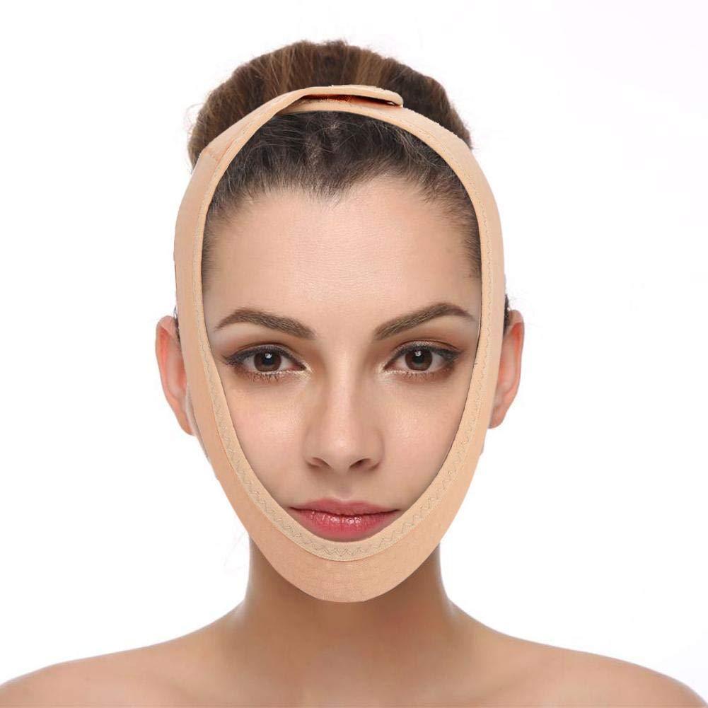 [Australia] - Anti Wrinkle Face Slimming Mask Lift V Face Line Slim up Belt Anti-Aging & Face Breathable Compression Chin Bandag(L) L 