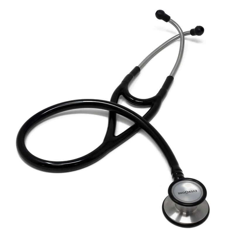 [Australia] - EverOne Premium Cardiology Stethoscope, Black Tube, 27 Inch 