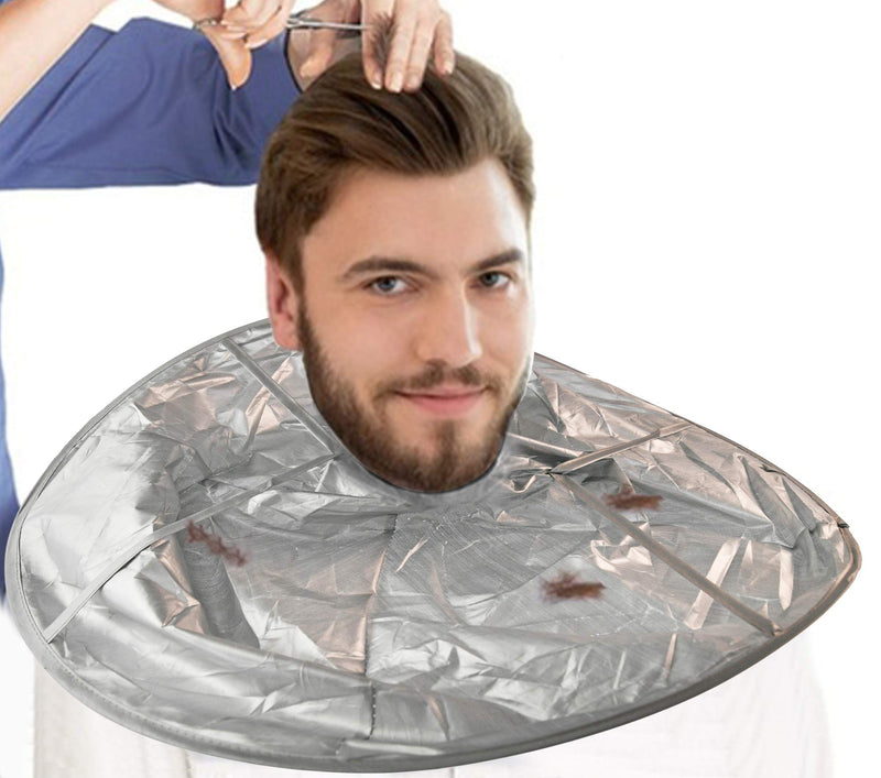 [Australia] - HOME-X Hair Cutting Cape-Haircut Umbrella Cape-Apron Hair Catcher Barber-Hairdressing Cloak for Home Stylists Using-Pro Compact Salon Cape 