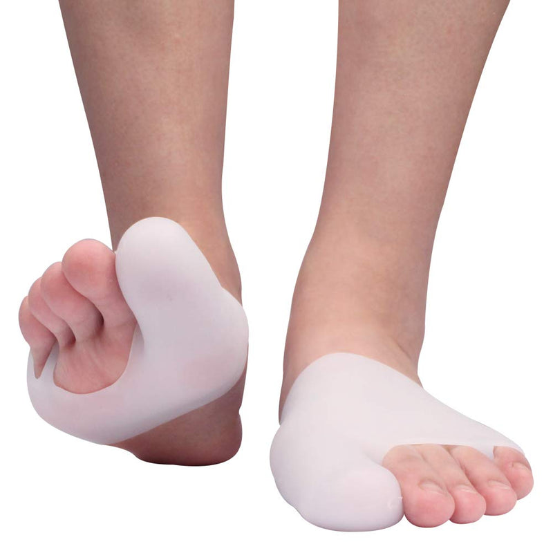 [Australia] - Gel Bunion Protector Sleeves - Metatarsal Pads for Men and Women – Pain Relief Toe Socks (1 Pair) 1 Pair (Pack of 1) 