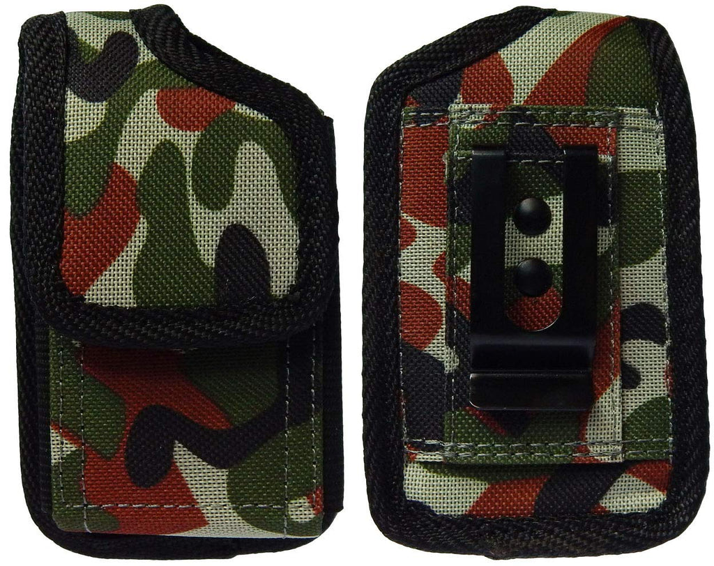 [Australia] - Premium Classic Style Pouch case with Belt Clip for Medtronic Minimed 670G Insulin Pump (vertical/2/Army) Vertical/1/Army 