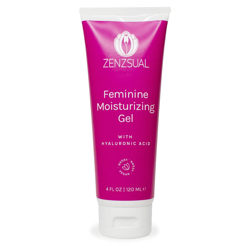 [Australia] - ZENZSUAL Gel with Hyaluronic Acid for Intimate Dryness, Itchin and Burning Sensation, Water Base,100% Vegan, NO Glycerin, NO Parabens. (120 ml - 4 Oz) 4 Fl Oz (Pack of 1) 