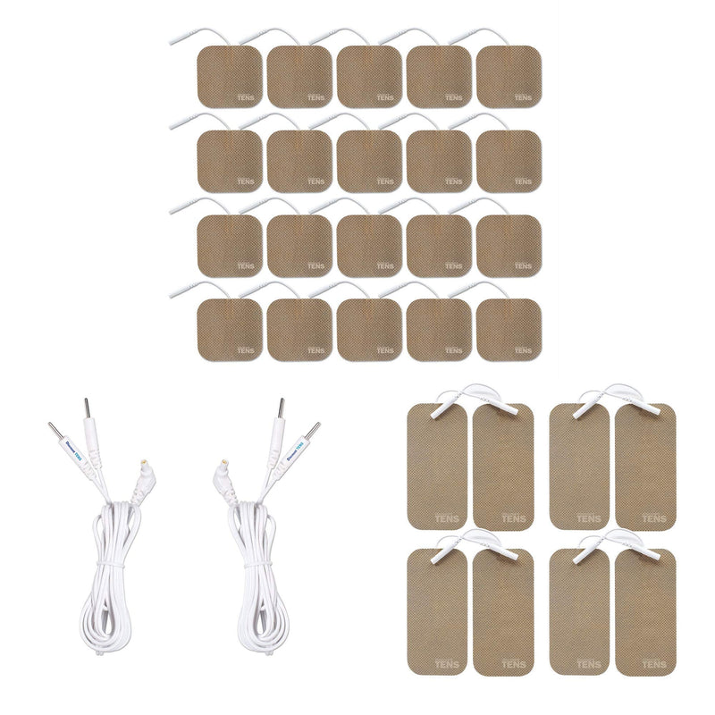 [Australia] - TENS 7000 Compatible Refresh Pack, Renew Your TENS 7000 with Premium Electrodes and Lead Wires, Discount TENS Brand (Refresh Pack) 