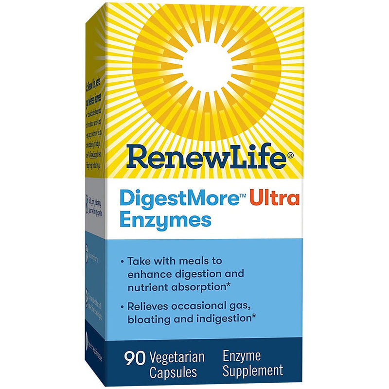 [Australia] - Renew Life Adult Digestmore Ultra Enzyme Supplement Vegetarian Capsules, 90 Count 