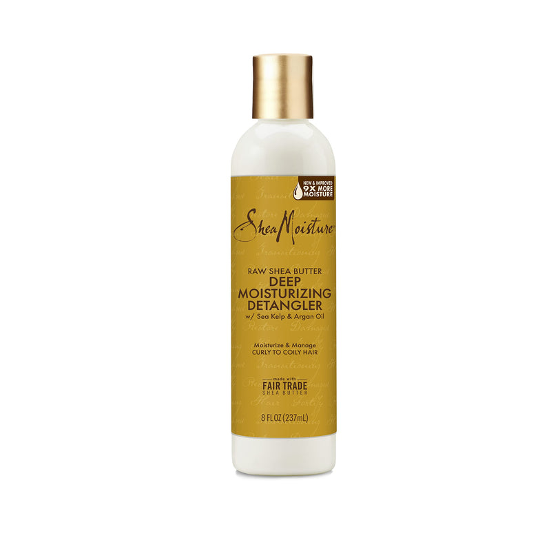 [Australia] - SheaMoisture Raw Shea Butter Deep Moisturizing Detangler for Dry, Damaged Hair Raw Shea Butter Hair Styling Product Formulated with Sea Kelp and Argan Oil 8 oz 