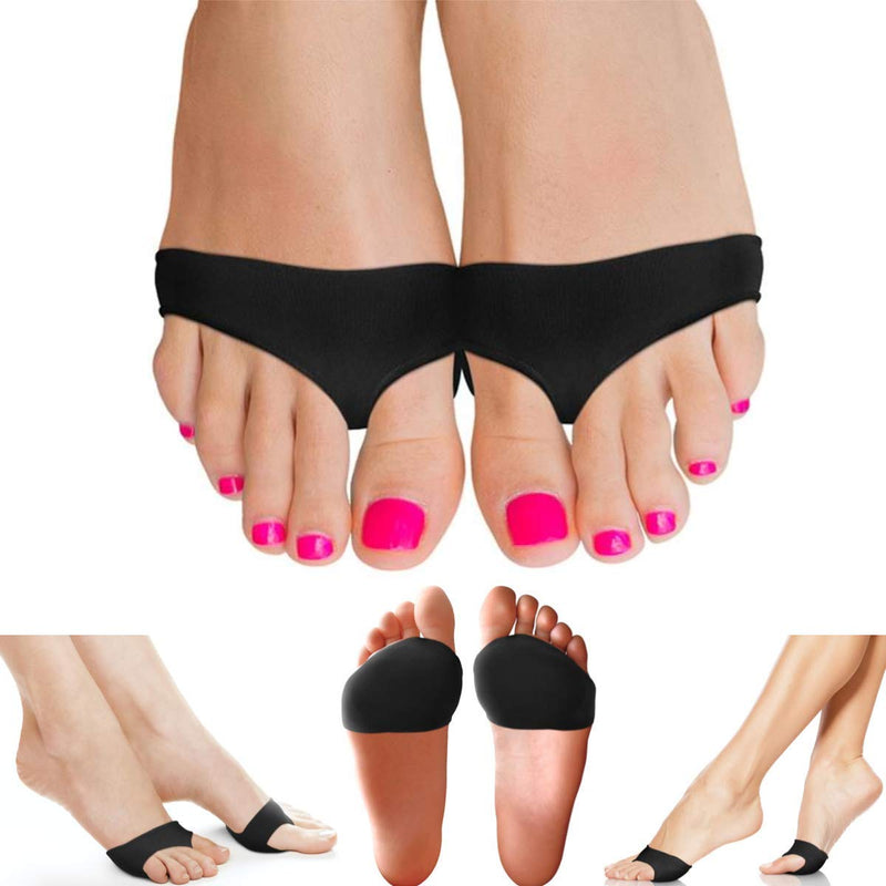 [Australia] - Copper Compression Metatarsal Pads for Women & Men - Copper Infused Foot Pads for Ball of Foot - Gel Cushions for Pain, Calluses, Bunions, Corns, Morton Neuromas, Sesamoiditis - Fit for Heels & Shoes Small/Medium (1 Pair) 