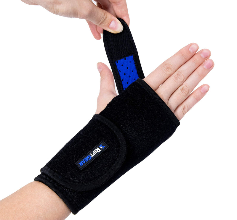 [Australia] - RiptGear Carpal Tunnel Wrist Brace Night Support - Adjustable Wrist Brace for Women and Men - Hand & Wrist Splint Compression Support for Tendonitis Wrist Brace for Carpal Tunnel - Right Hand 