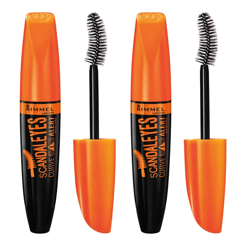 [Australia] - Rimmel, Scandaleyes Curve Alert Mascara REDESIGN Black, Pack of 2 