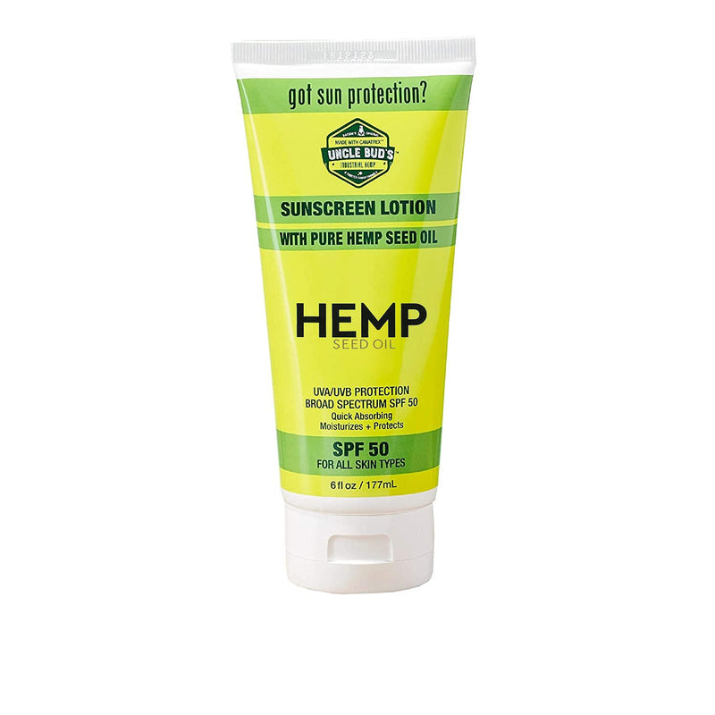 [Australia] - Uncle Bud’s Hemp Sunscreen Lotion SPF50 with pure Organic Hemp Seed Oil 