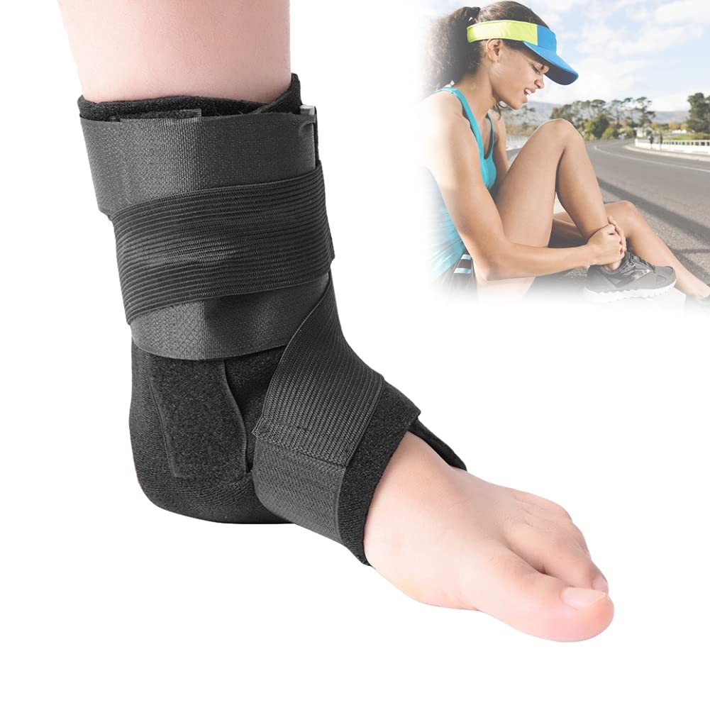 [Australia] - ZJchao Brace Foot Drop Orthosis,Adjustable Ankle Joint Support Varus Valgus Corrector Protection for Drop Foot Orthotic Brace, Improved Walking Gait, Prevents Cramps Ankle Sprains 