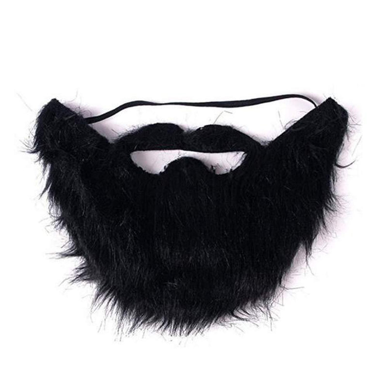 [Australia] - VIGUEUR Mustaches Self Adhesive - Costume Party Male Man Fake Beard Moustache Black (1pc) 