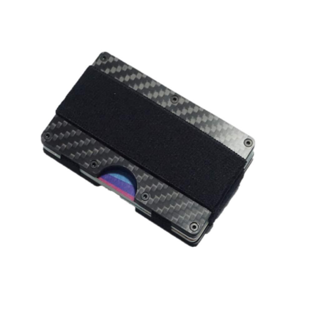 [Australia] - LaGia Military Grade RFID Blocking Carbon fiber Slim Wallet & Key organizer (Black) 