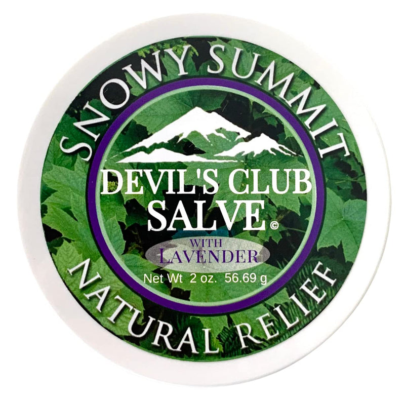 [Australia] - Lavender Devil's Club Salve, Snowy Summit, Salve, Pain Relief, Natural Relief, Devil's Club, All Natural, Herbal Salve, Alaska Devil's Club Salve 