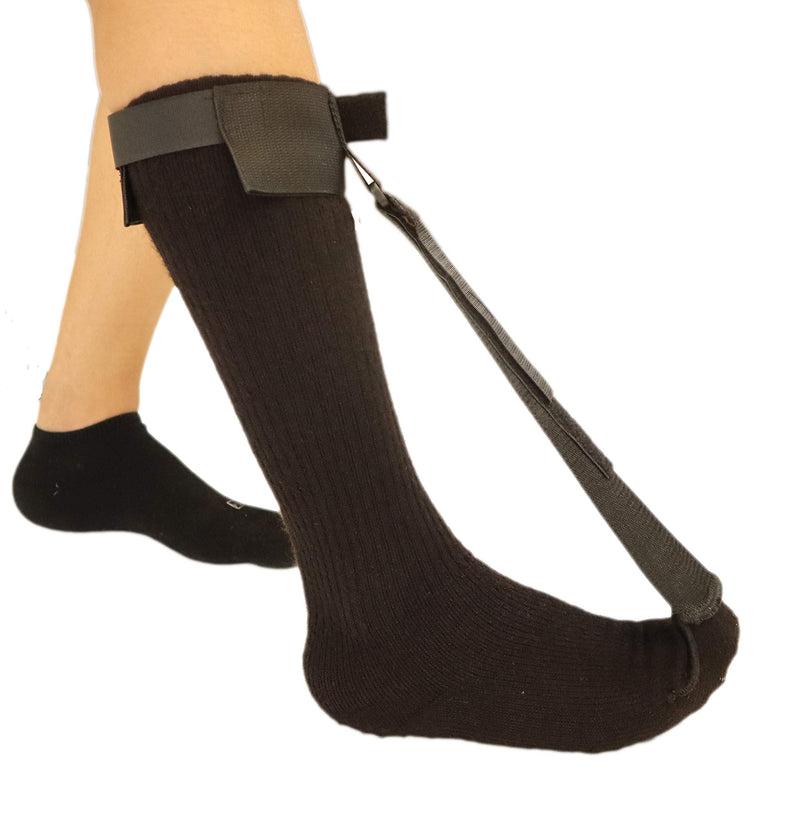 [Australia] - Plantar Fasciitis Stretch Night Sock - For Pain Relief from Plantar Fasciitis and Achilles Tendonitis - Black - XL X-Large (Pack of 1) 