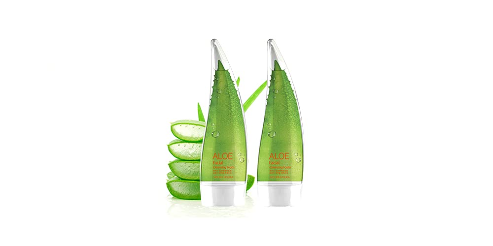 [Australia] - Holika Holika Aloe Facial Cleansing Foam 150ml (2 Pack) 