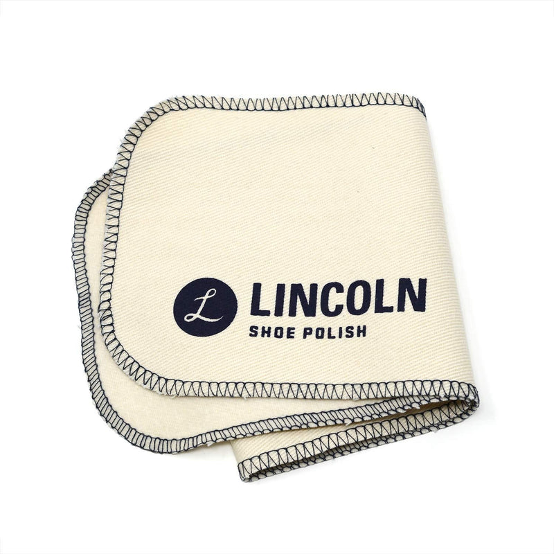 [Australia] - Lincoln Shoe Polish Professional Shine & Buff Cloth | Premium Cotton Flannel Buffing “Snap Cloth” for a Classic High Gloss Shine (set of three 5” x 20” cloths) 