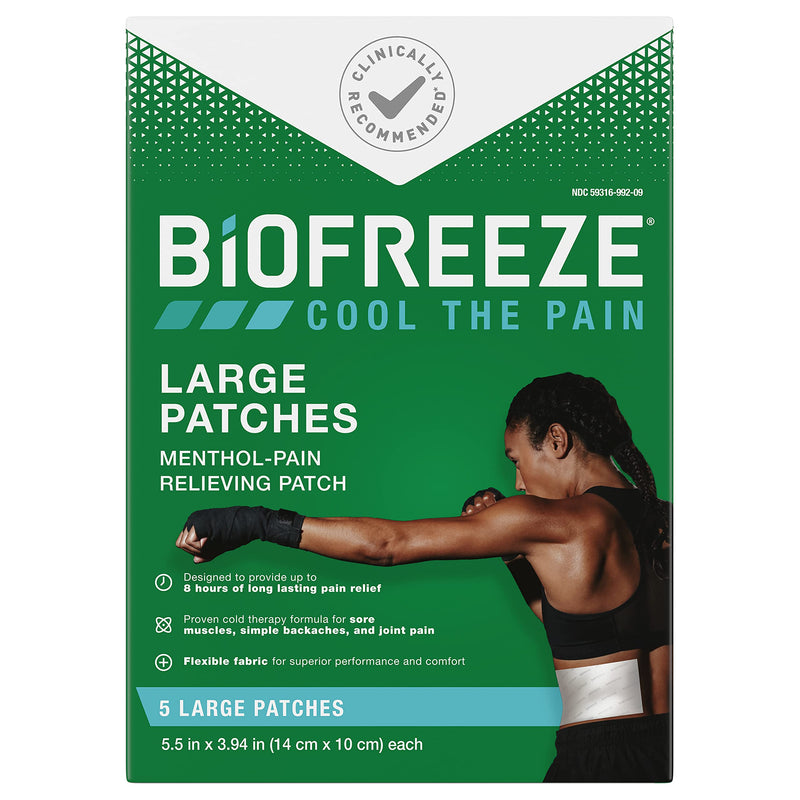 [Australia] - Biofreeze Pain Relief Patch, Large, 5 Patches 