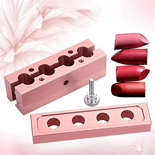 [Australia] - 12.1 DIY Lipstick Mold Aluminum Alloy Rose Gold Dual Uses Lip Balm Maker Tool (Style : 4 Holes) 