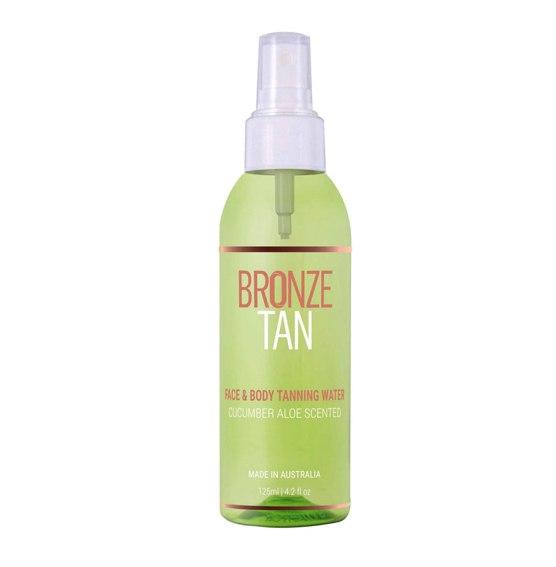 [Australia] - Bronze Tan Face Tanning Water Spray Self Tanner for a Gradual and Natural Sunless Tan Ideal for Oily and Acne Prone Skin 125ml Best Self Tanning Water (4.2 fl oz) 