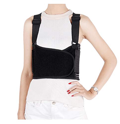 [Australia] - Solmyr Rib and Chest Support Brace, Broken Rib Brace, Breathable Rib Belt for Sore or Bruised Ribs Support, Sternum Injuries, Dislocated Ribs Protection, Pulled Muscle Pain (L/XL) Large (Pack of 1) 