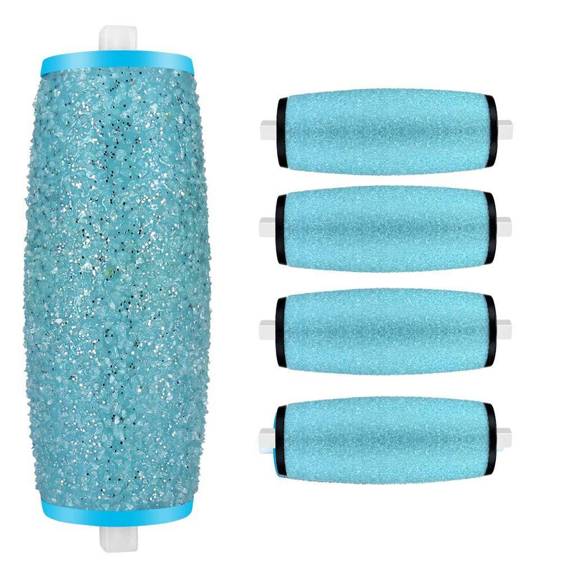 [Australia] - Replacement Roller Refill Heads for Amope Pedi Perfect Electronic Foot File (1 Extra coarse&4 Regular coarse) (1 Extra&4 Regular) 1 Extra&4 Regular 