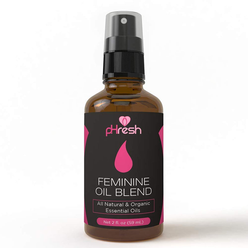 [Australia] - pHresh Feminine Spray - 100% All Natural Yoni Oil for Women - Supports Vaginal Odor, Itch, & Irritation - Promotes Healing & Soothing - With Tea Tree, Lemongrass, Orange Essential Oils - 2 oz 