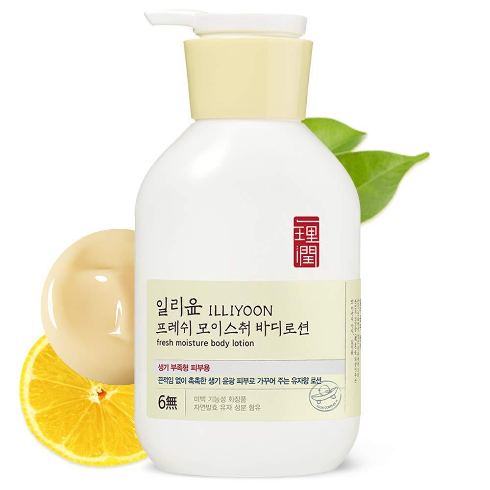 [Australia] - ILLIYOON Fresh Moisture Body Lotion 350ml | High Moisturizing Effect For Damaged and Rough Skin | Korean Skin & Body 