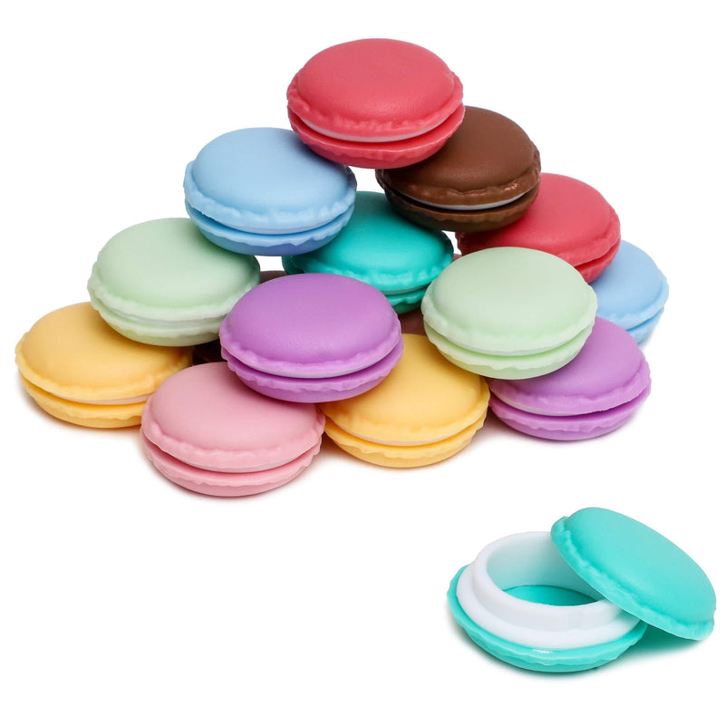 [Australia] - Juvale 16-Pack Mini Macaron Jewelry and Pill Storage Box Containers, Assorted Colors, 1.5 x .5 Inches 