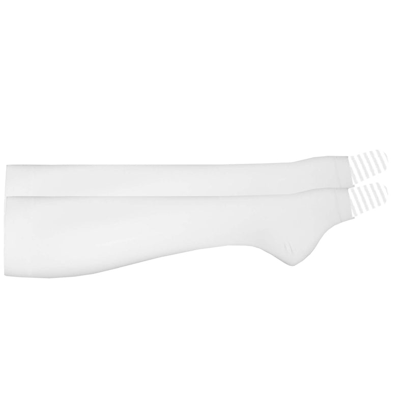 [Australia] - NuVein Surgical Stockings, 18 mmHg Support for Embolic Recovery, Medical Unisex Fit, Knee High, Open Toe, White, Medium Medium (1 Pair) 